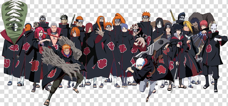 All Akatsuki transparent background PNG clipart