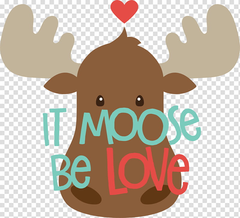 Thanksgiving Day Autumn, Moose, Reindeer, Antler, Cartoon, Love, Christmas Day, Christmas Ornament transparent background PNG clipart
