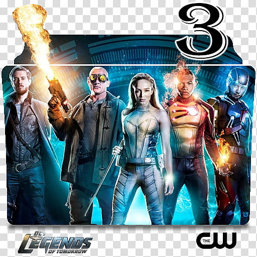 DC Legends of Tomorrow series and season folder , DC's Legends of Tomorrow S ( icon transparent background PNG clipart