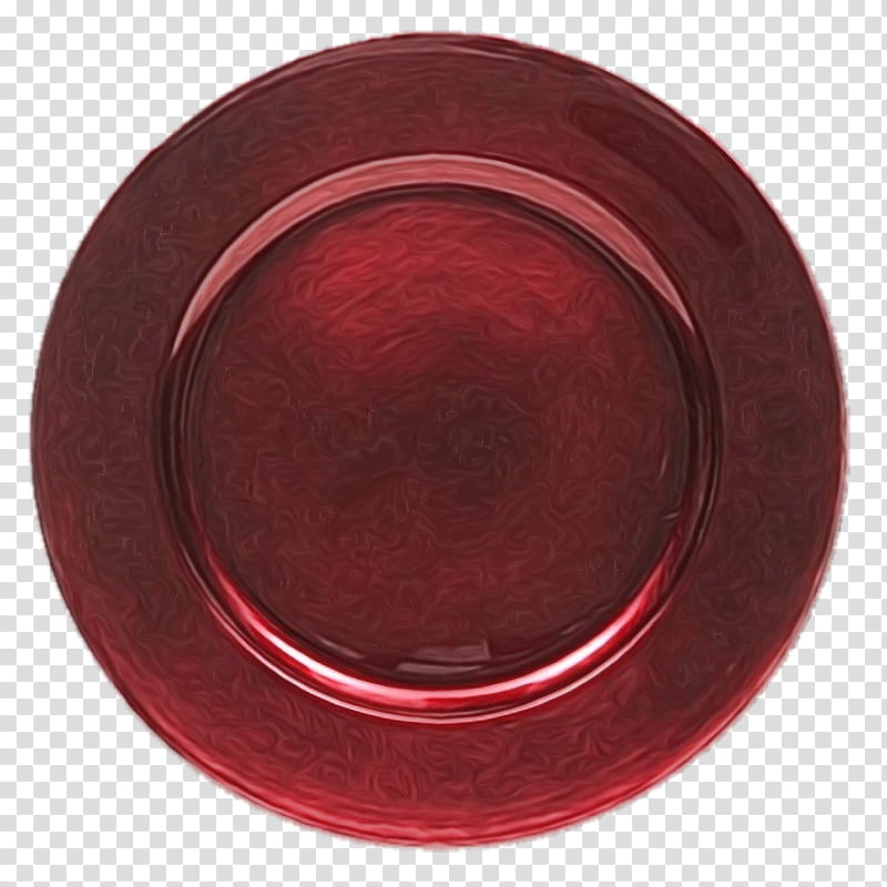 Red Circle, Watercolor, Paint, Wet Ink, Maroon, Dishware, Plate, Dinnerware Set transparent background PNG clipart