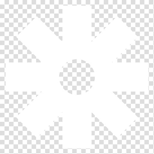 Black n White, star of life transparent background PNG clipart