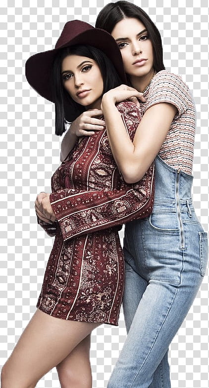 ft Kylie and Kendall Jenner transparent background PNG clipart