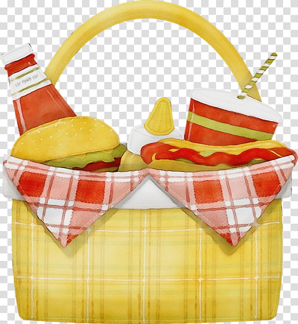 Camping, Watercolor, Paint, Wet Ink, Picnic, Picnic Baskets, Barbecue, Food transparent background PNG clipart