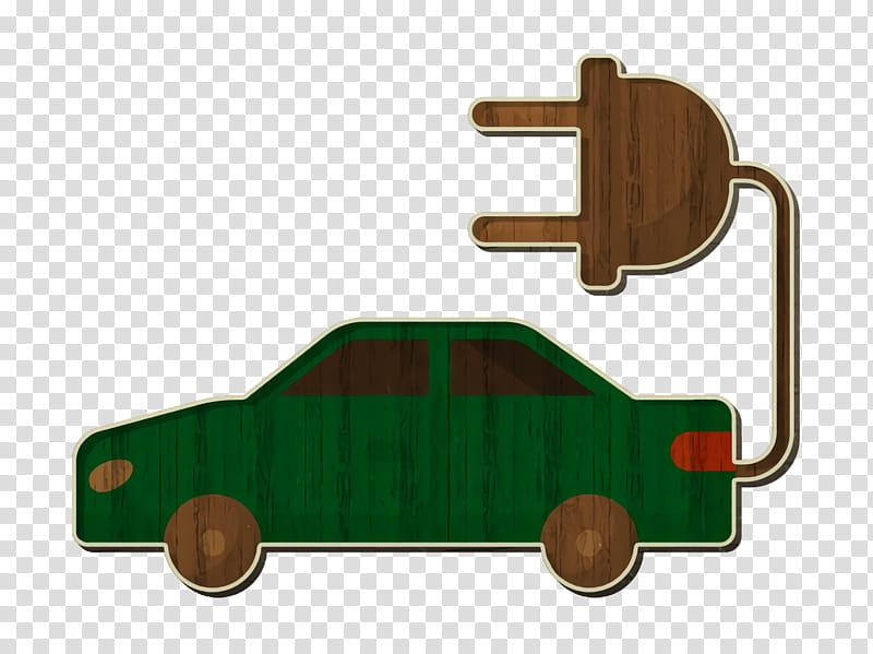 Electric car icon Car icon Climate Change icon, Green, Cartoon, Transport, Vehicle, Truck, Tow Truck, Wood transparent background PNG clipart