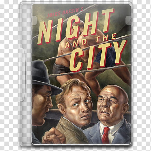 Movie Icon Mega , Night and the City, Night and the City DVD case transparent background PNG clipart