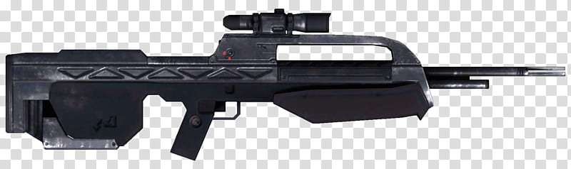 H BRHB SR Battle Rifle, black and gray rifle illustration transparent background PNG clipart