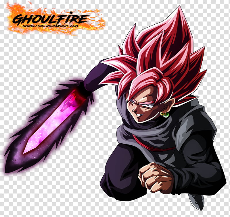 Black Goku Super Saiyan Rose transparent background PNG clipart