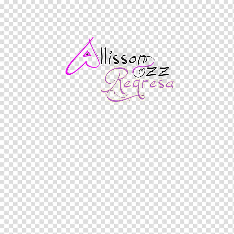 Logo Allisson Lozz Regresa Echo por Madeline transparent background PNG clipart