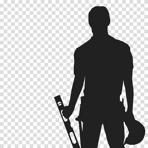 Man, Tool, Roof, Hand Tool, Silhouette, Chimney, Building, Ladder transparent background PNG clipart
