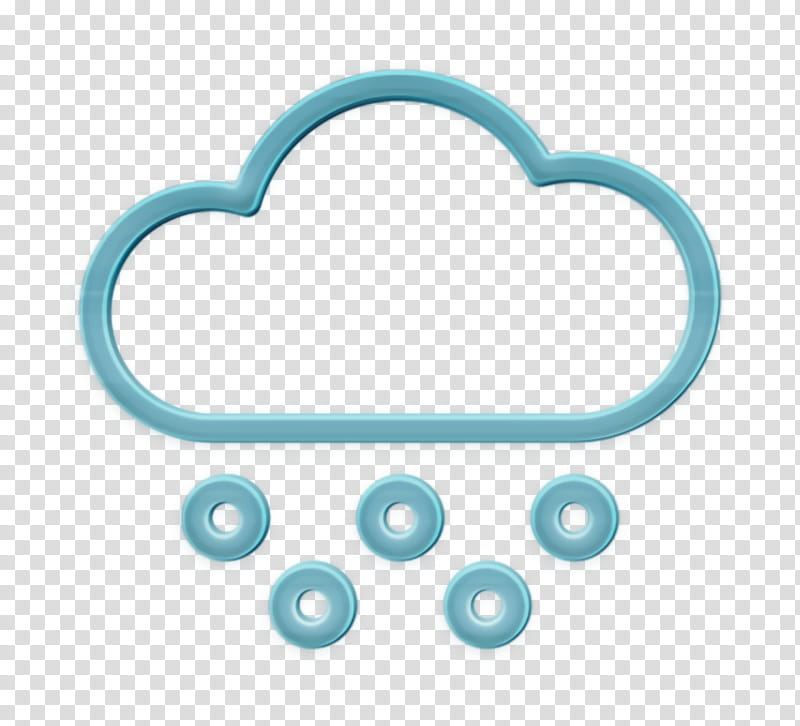 cloud icon snow icon snowy icon, Weather Icon, Turquoise, Aqua, Circle, Heart transparent background PNG clipart