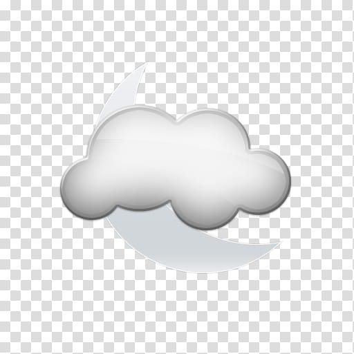 SILq Weather Icons, cloudy night transparent background PNG clipart