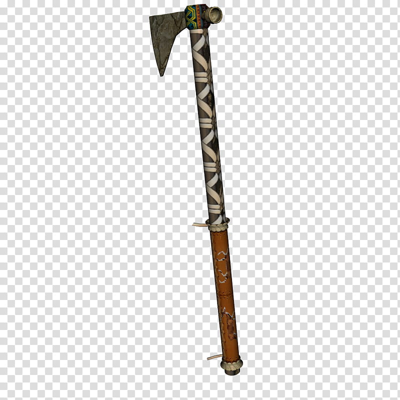 Native American weapons, black and brown ax transparent background PNG clipart