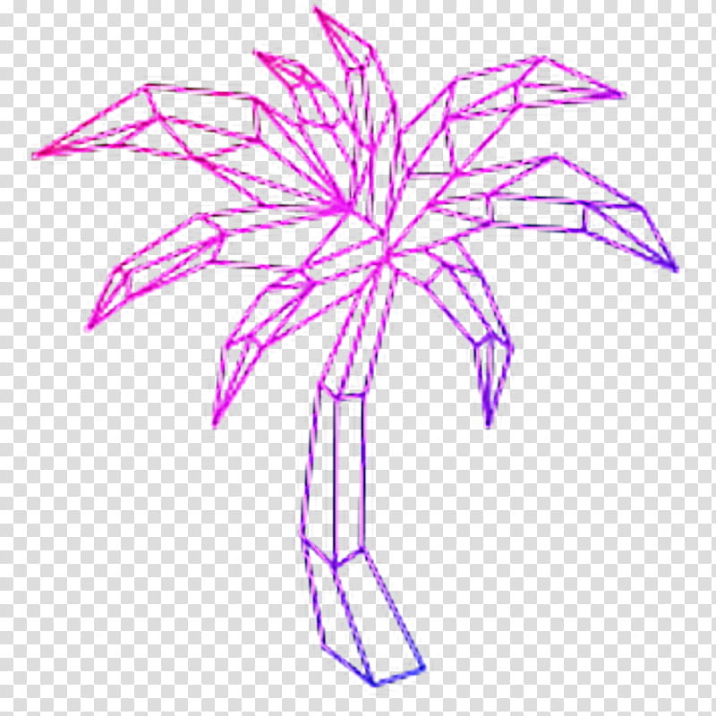 Vaporwave Palm Tree, Palm Trees, Tshirt, Electrowave, Aesthetics, Sticker, Editing, Pink, Leaf, Plant transparent background PNG clipart