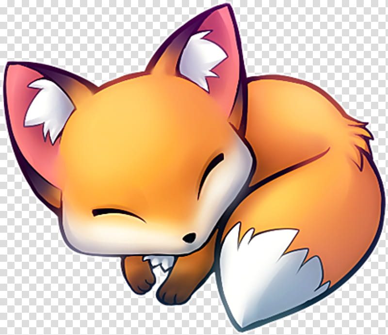 cartoon snout fennec fox fox, Cartoon, RED Fox, Tail transparent background PNG clipart