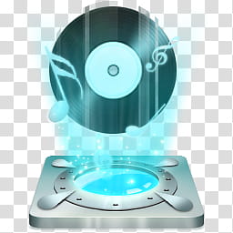 Hologram Dock icons v  , iTunes, Music icon illustration transparent background PNG clipart