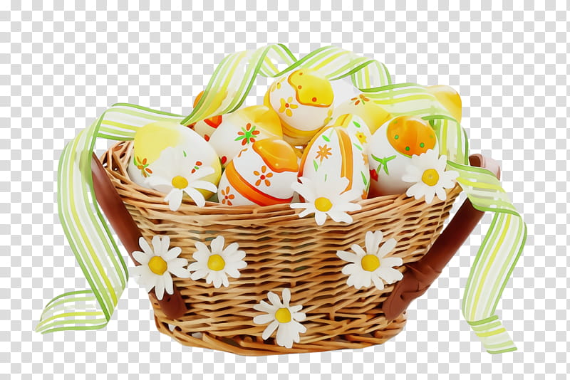 basket gift basket food hamper mishloach manot, Watercolor, Paint, Wet Ink, Easter
, Present, Wicker, Home Accessories transparent background PNG clipart