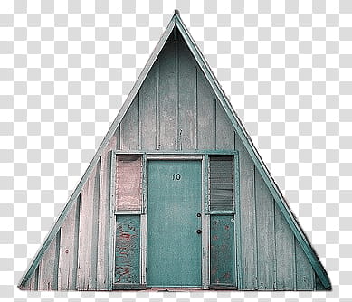 , triangular gray house roof with door transparent background PNG clipart