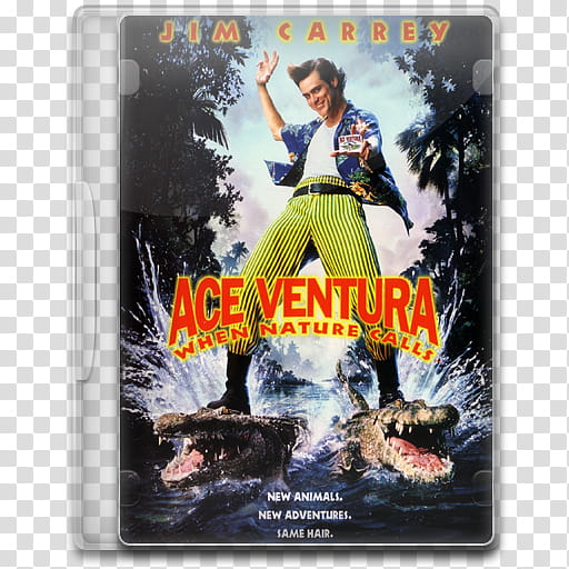 Movie Icon , Ace Ventura, When Nature Calls, Ace Ventura When Nature Calls movie poster illustration transparent background PNG clipart