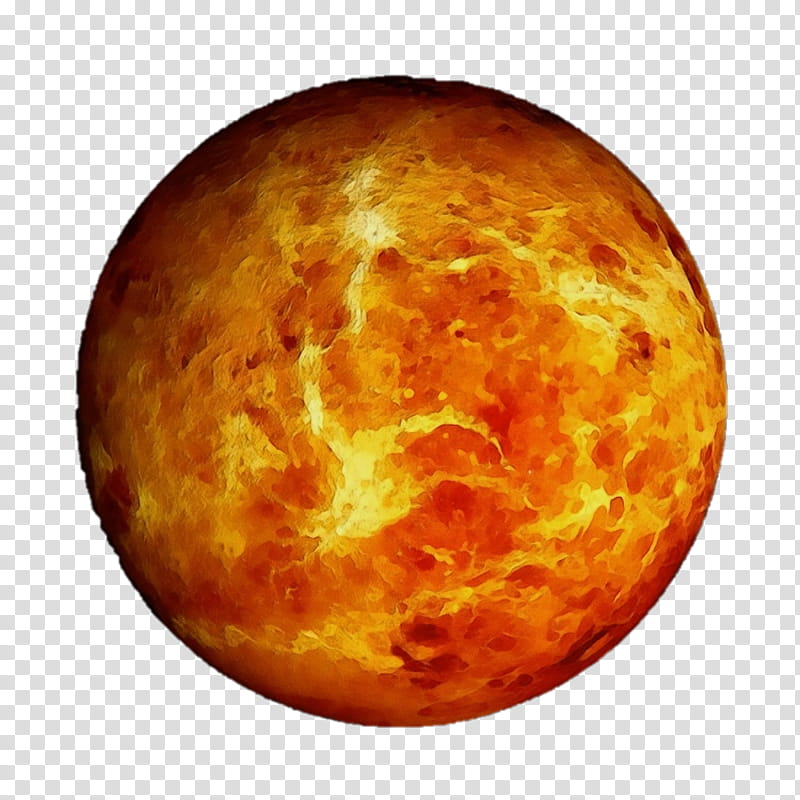 Orange, Watercolor, Paint, Wet Ink, Astronomical Object, Planet, Sphere, Yellow transparent background PNG clipart