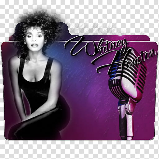 Whitney Houston W, BlueShark transparent background PNG clipart