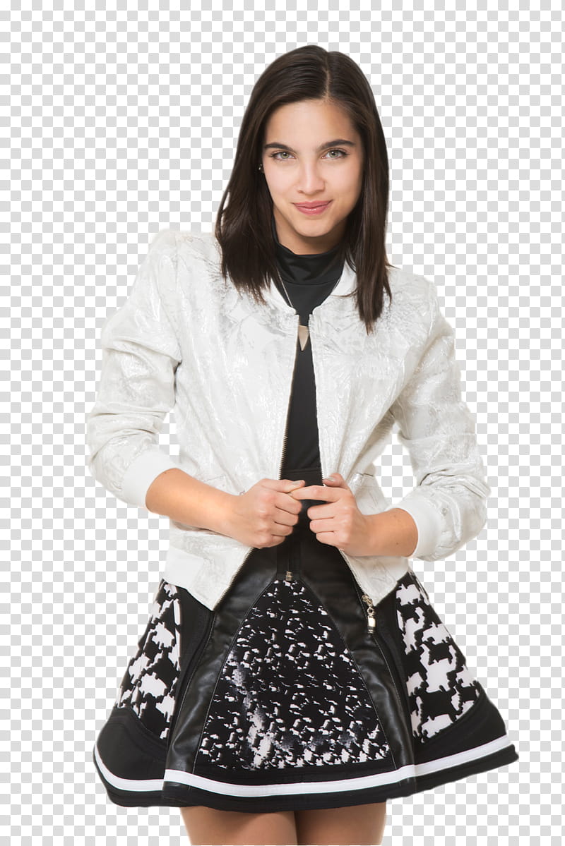 Yo soy Franky , woman holding her blazer transparent background PNG clipart