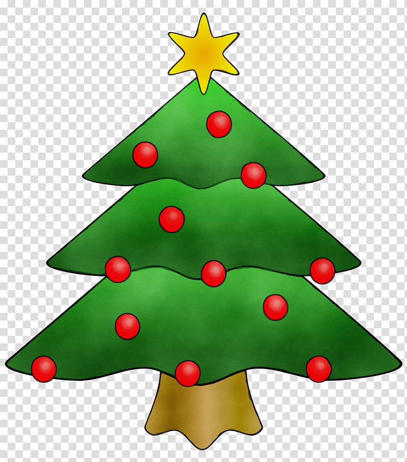 Christmas Tree Watercolor, Paint, Wet Ink, Christmas Day, Holiday, Presentation, Christmas And Holiday Season, Cartoon transparent background PNG clipart