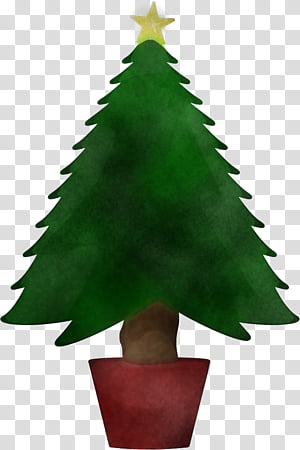 Christmas tree, Christmas Decoration, Oregon Pine, Colorado Spruce, Leaf, Houseplant, Flowerpot, Christmas Ornament transparent background PNG clipart thumbnail