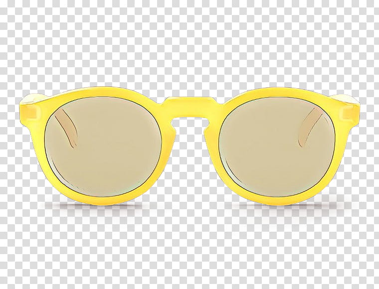 Glasses, Cartoon, Eyewear, Sunglasses, Yellow, Personal Protective Equipment, Vision Care, Goggles transparent background PNG clipart