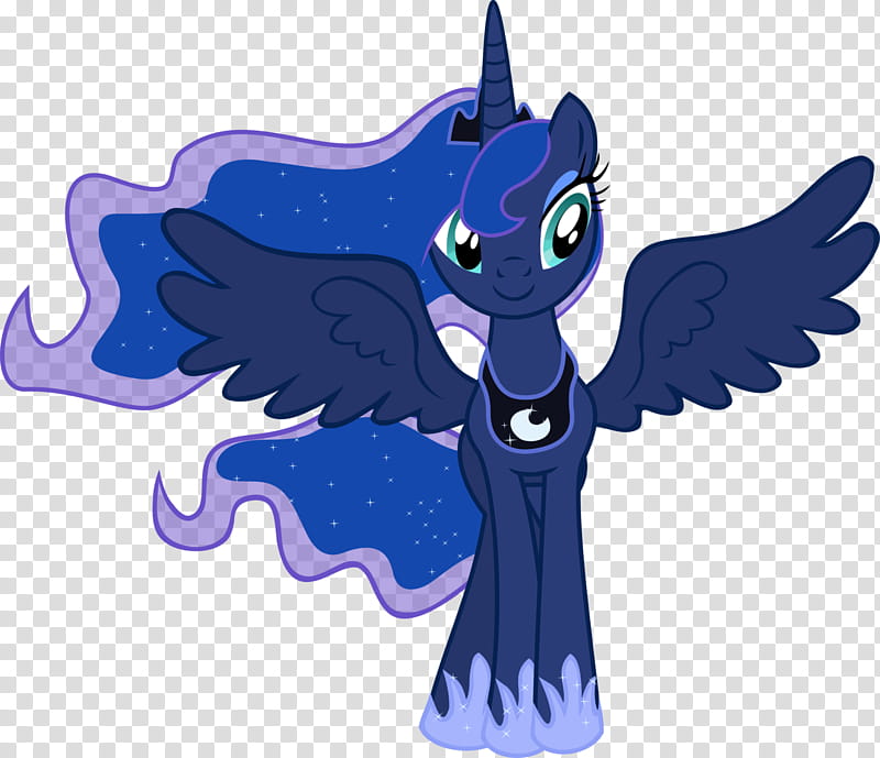 My Little Pony, black and blue My Little Pony illustration transparent background PNG clipart