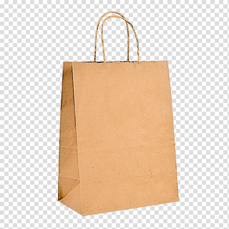 Shopping bag, Paper Bag, Packaging And Labeling, Handbag, Office Supplies, Luggage And Bags, Beige transparent background PNG clipart