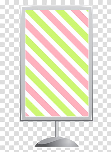 Signboards , white, green, and pink striped transparent background PNG clipart