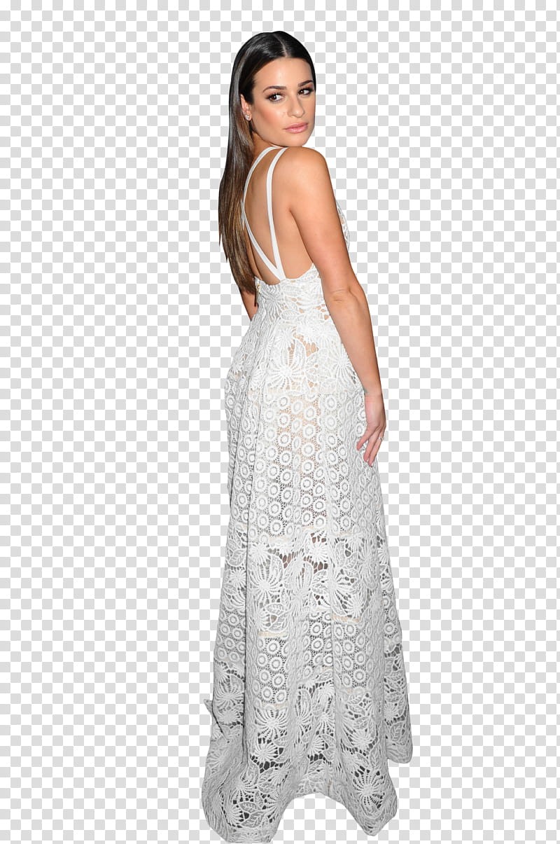 LEA MICHELE ,  transparent background PNG clipart