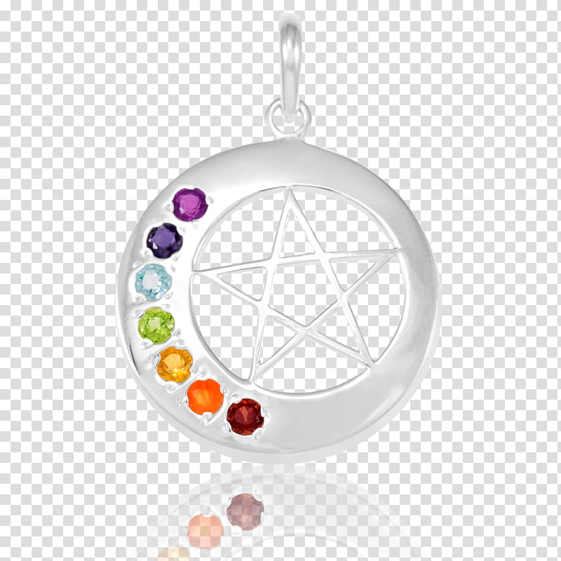 Silver Circle, Locket, Gemstone, Pendant, Jewellery, Bitxi, Magic, Pentagram transparent background PNG clipart