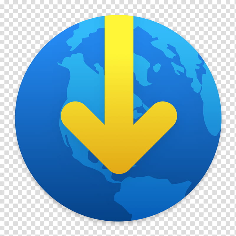 Clay OS  A macOS Icon, jer, Earth with yellow arrow transparent background PNG clipart