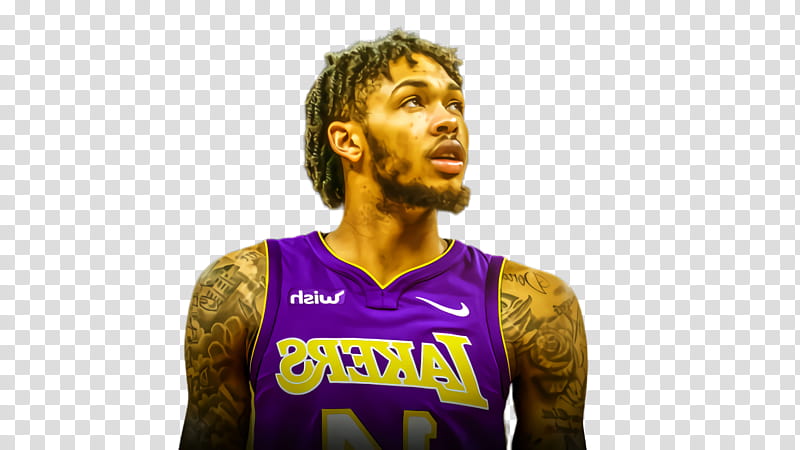 Hair, Brandon Ingram, Basketball, Tshirt, Outerwear, Beard, Hairstyle, Jersey transparent background PNG clipart