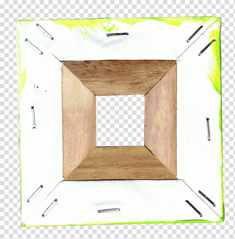 Nr , square brown wooden frame transparent background PNG clipart
