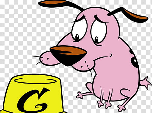 Coraje, Courage the cowardly dog transparent background PNG clipart