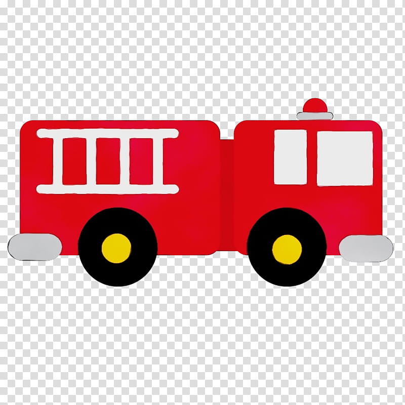 motor vehicle mode of transport transport vehicle, Watercolor, Paint, Wet Ink, Fire Apparatus, Rolling transparent background PNG clipart