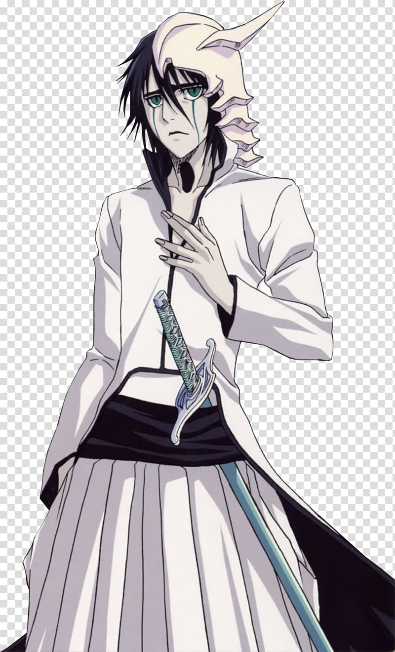 Bleach Ulquiorra Cifer, male anime character transparent background PNG clipart