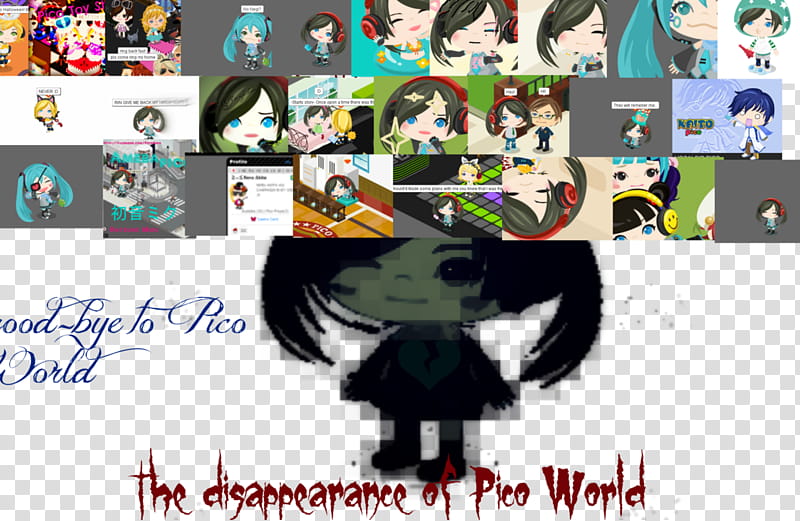 Say good-bye to Pico World transparent background PNG clipart