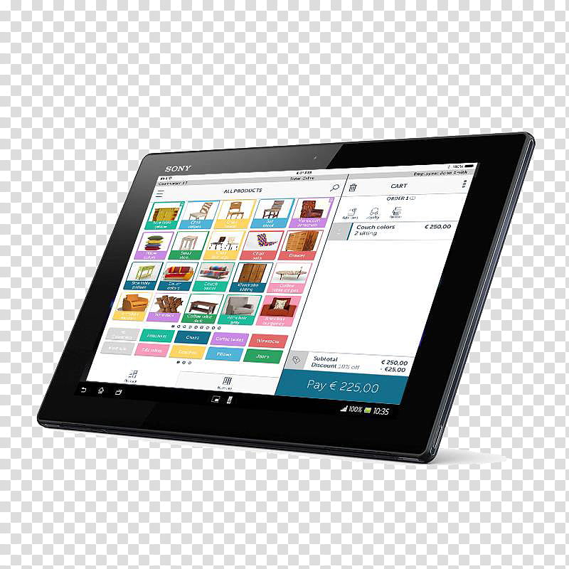 Sony Xperia Z2 Tablet Gadget, Sony Xperia Tablet Z, Sony Tablet S, Sony Xperia Tablet S, Touchscreen, Android, Computer, Sony Mobile, Mobile Phones transparent background PNG clipart