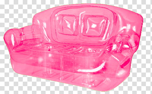 s, inflatable pink -seat sofa transparent background PNG clipart