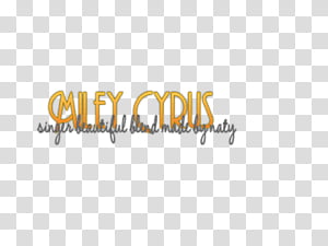 Texto de Miley Cyrus transparent background PNG clipart thumbnail