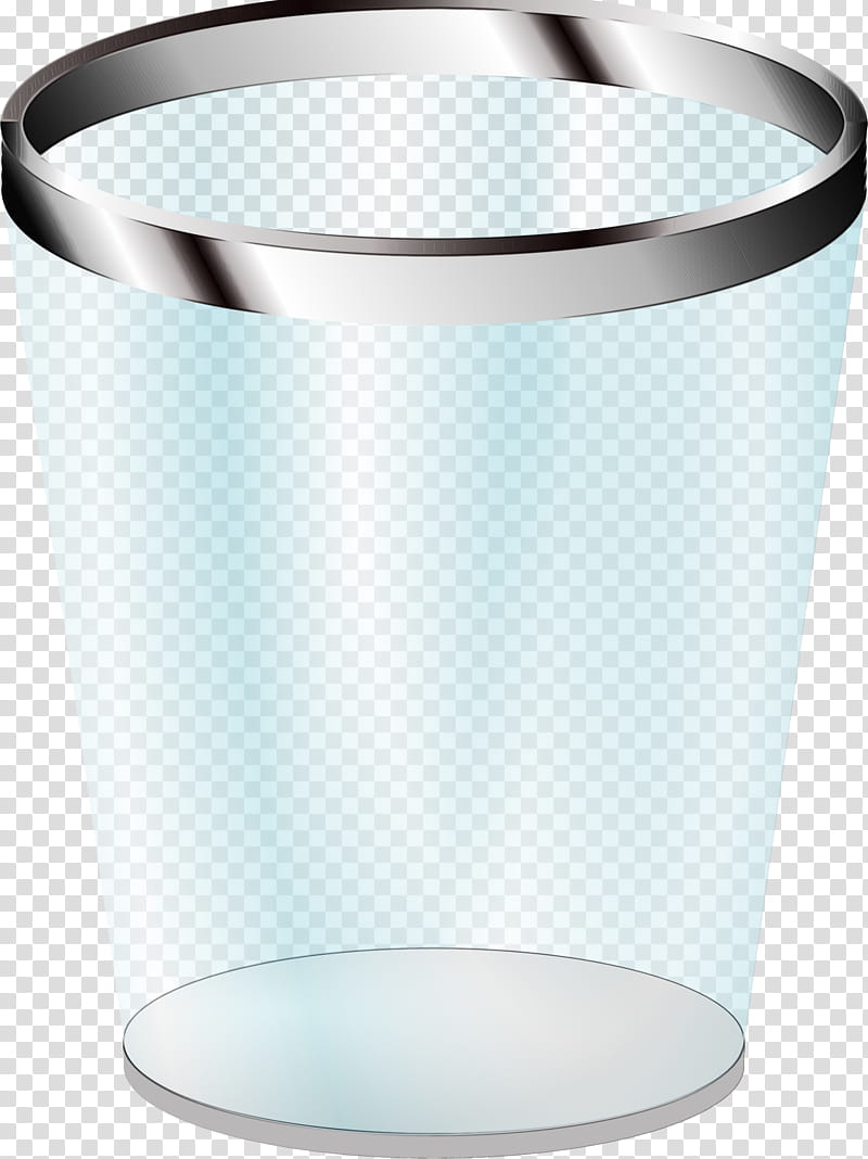 cylinder glass tableware bowl metal, Watercolor, Paint, Wet Ink transparent background PNG clipart