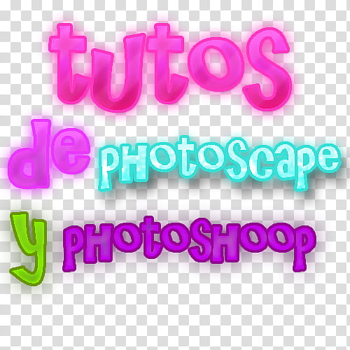 Tutoriales de scape y shoop, pink and blue text illustration transparent background PNG clipart