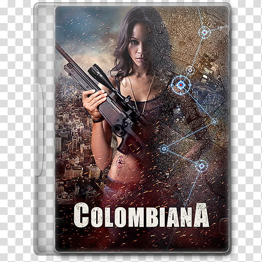 DVD Icon , Colombiana (), Colombiana case illustration transparent background PNG clipart