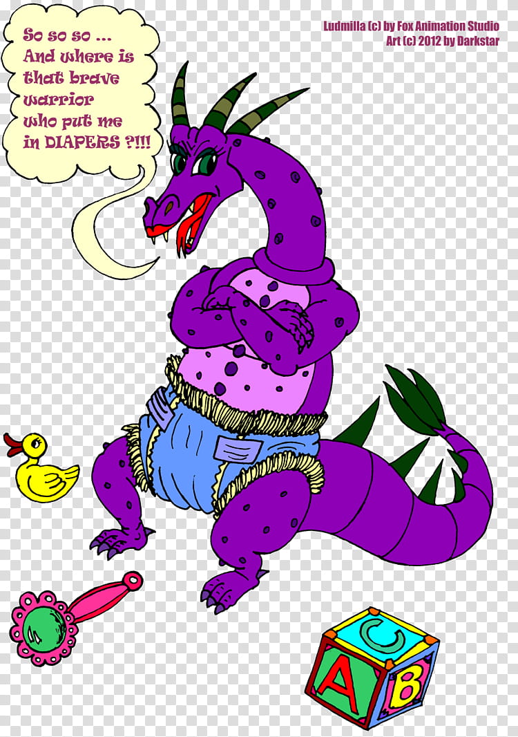 Who diapered a Ludmilla ? transparent background PNG clipart