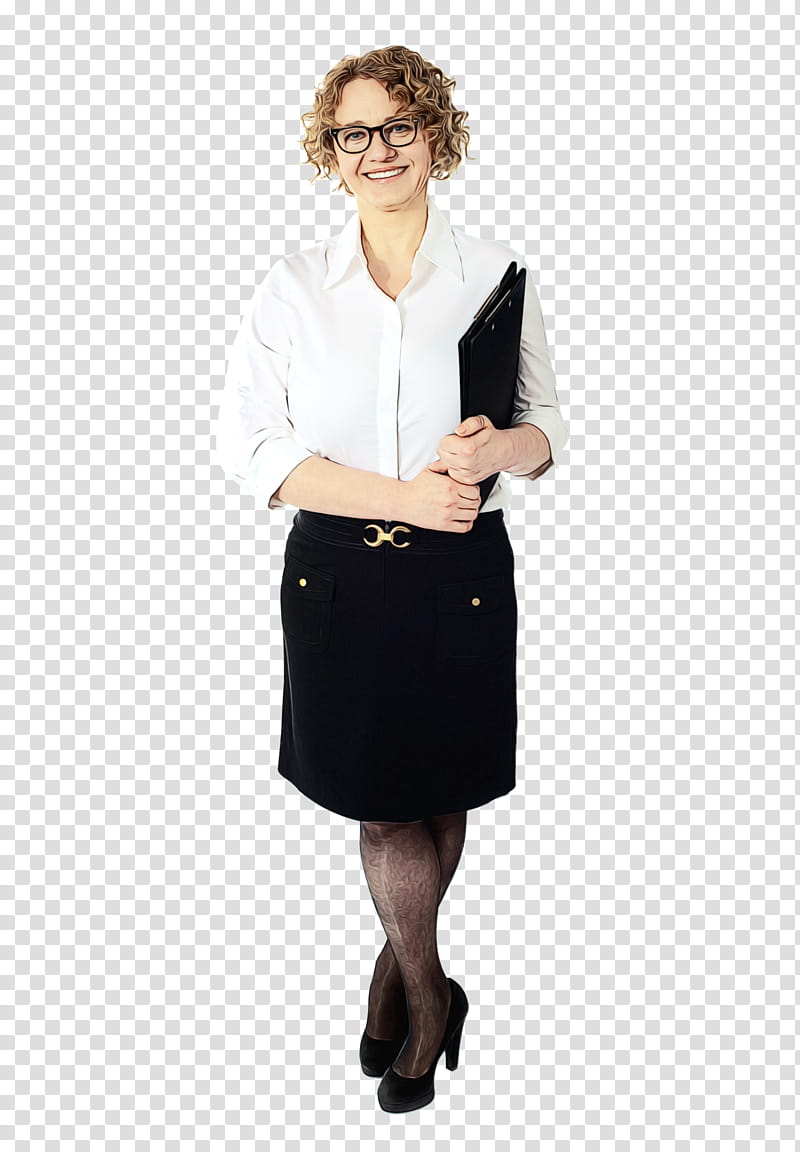 Pencil, Tshirt, Clothing, Businessperson, Woman, Dress, Top, Skirt transparent background PNG clipart