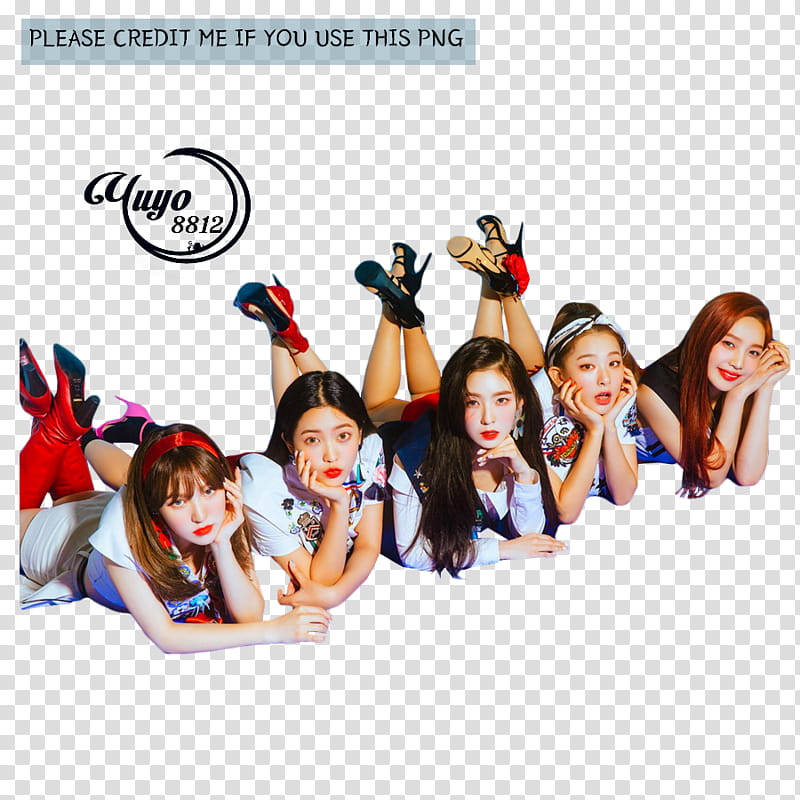 RED VELVET POWER UP, Red Velvet transparent background PNG clipart