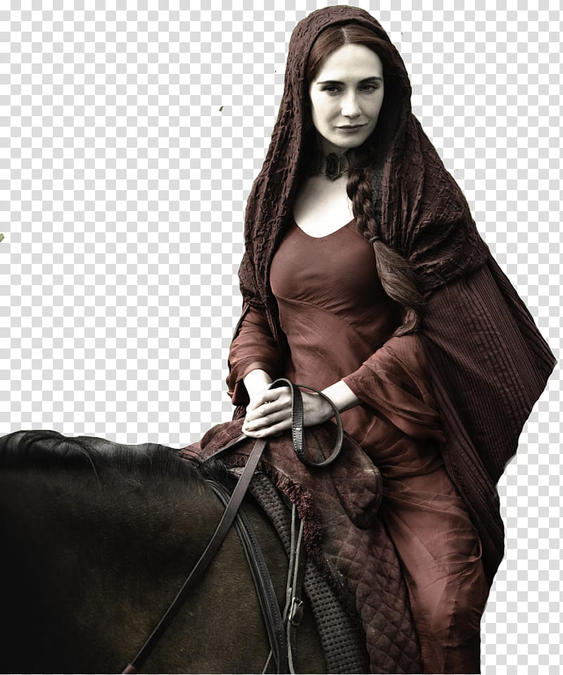  Game of thrones s, Game of Thrones Lady Melisandre riding horse transparent background PNG clipart